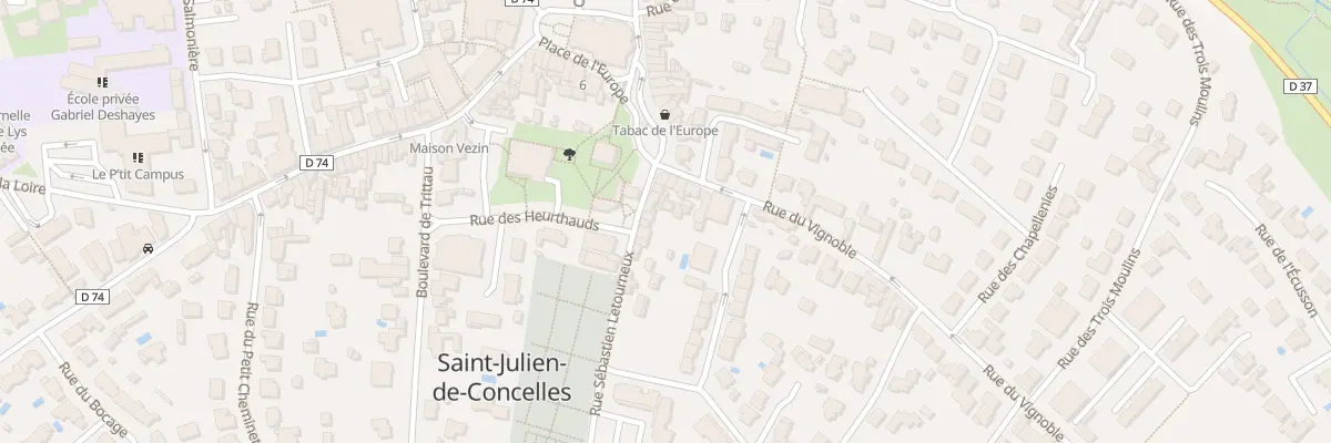 Plan du 4 Rue du vignoble à Saint-Julien-de-Concelles