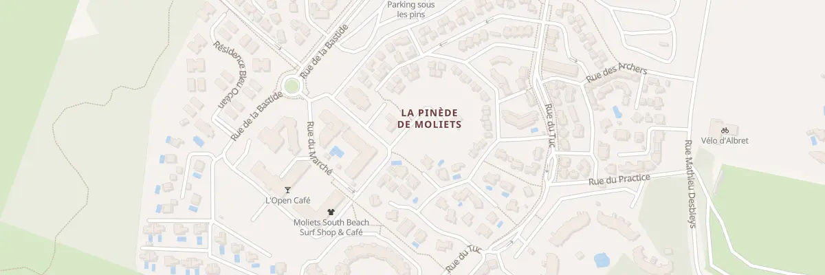 Plan du 1 Imp de la Pinede à Moliets-et-Maa