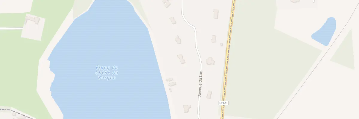 Plan du 7 Av du Lac à Châteaubriant