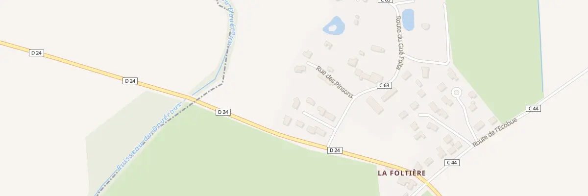 Plan du 409 La Foltiere à Trans-sur-Erdre