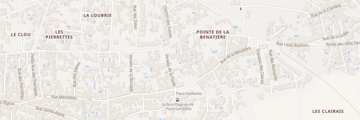 Plan du 400 Rue de la Loubrie au Bois-Plage-en-Ré
