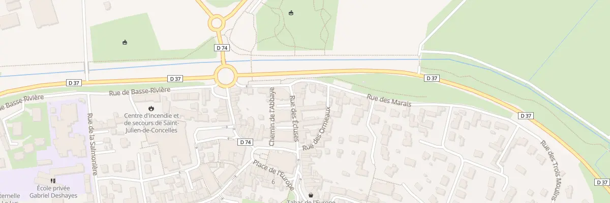 Plan du 10 Rue des ecluses à Saint-Julien-de-Concelles