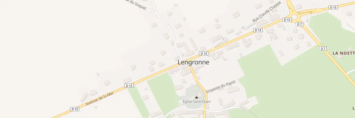 Plan du 42 Av de la Mer à Lengronne