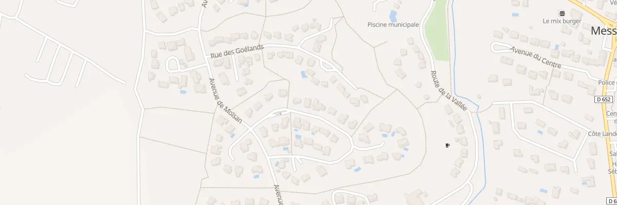 Plan du 11 Rue des Bergeronnettes à Messanges