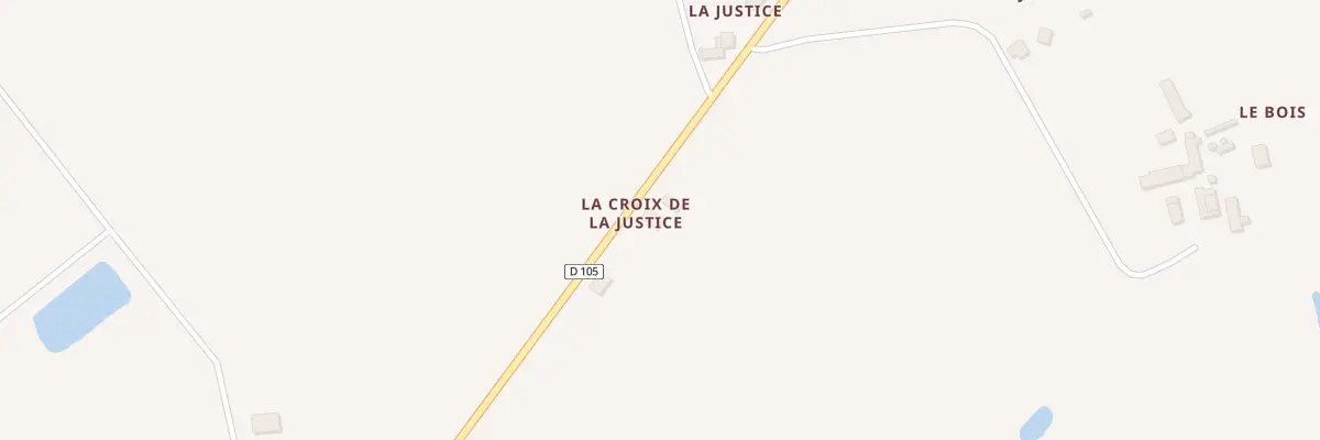 Plan du 5415 La Croix de la Justice à Domagné