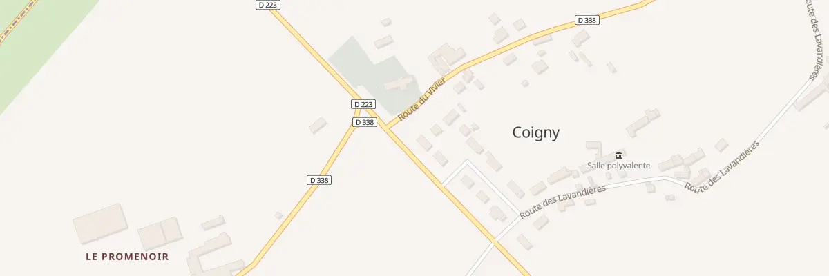 Plan du 9 Cité des Colombes - Coigny à Montsenelle