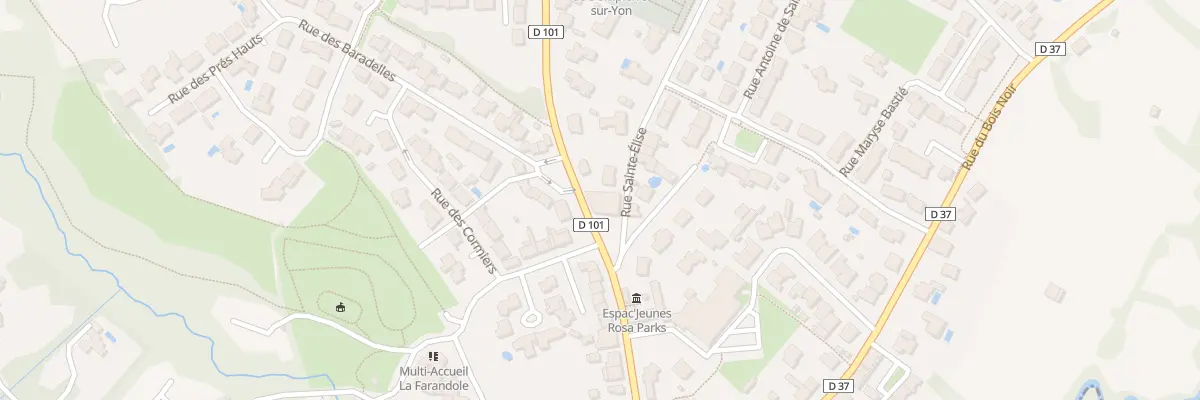 Plan du 18 Rue du moulin à Dompierre-sur-Yon