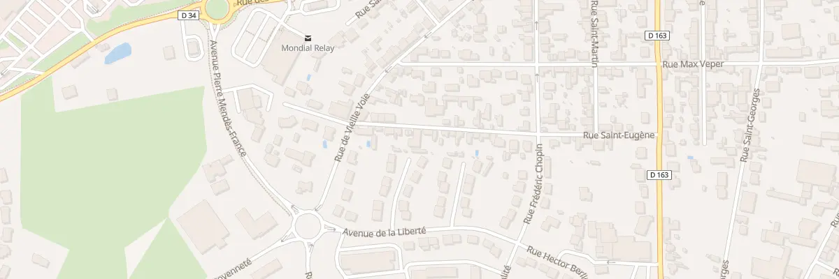 Plan du 33 Rue Saint-Eugène à Châteaubriant