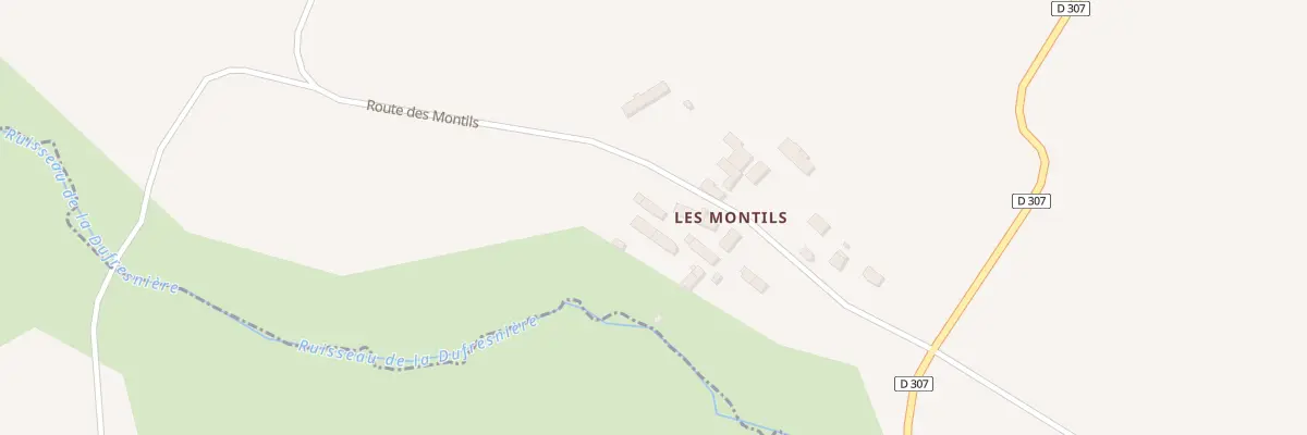 Plan du 18 Rte des Montils à Précey