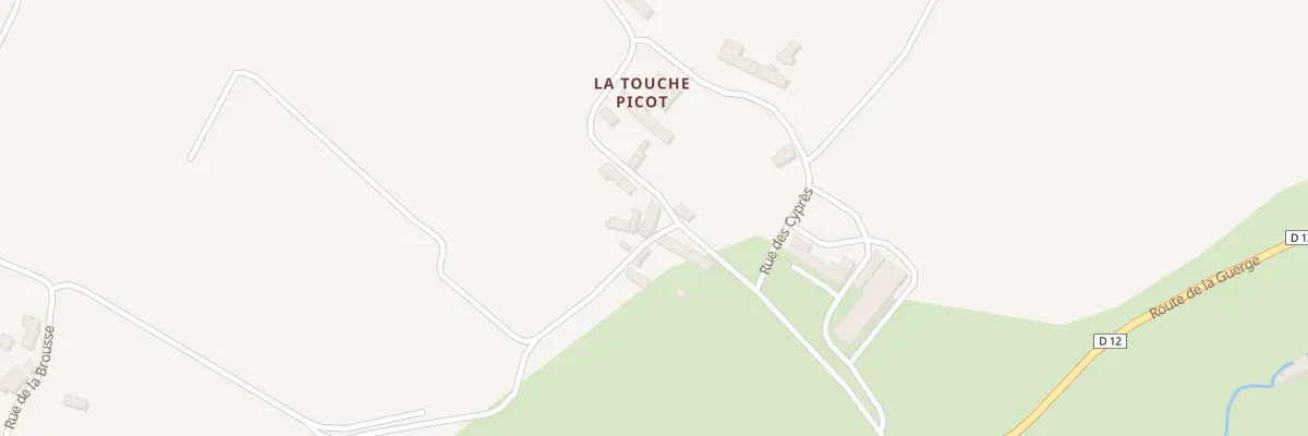 Plan du 5136 La Touche Picot - Argouges à Saint-James