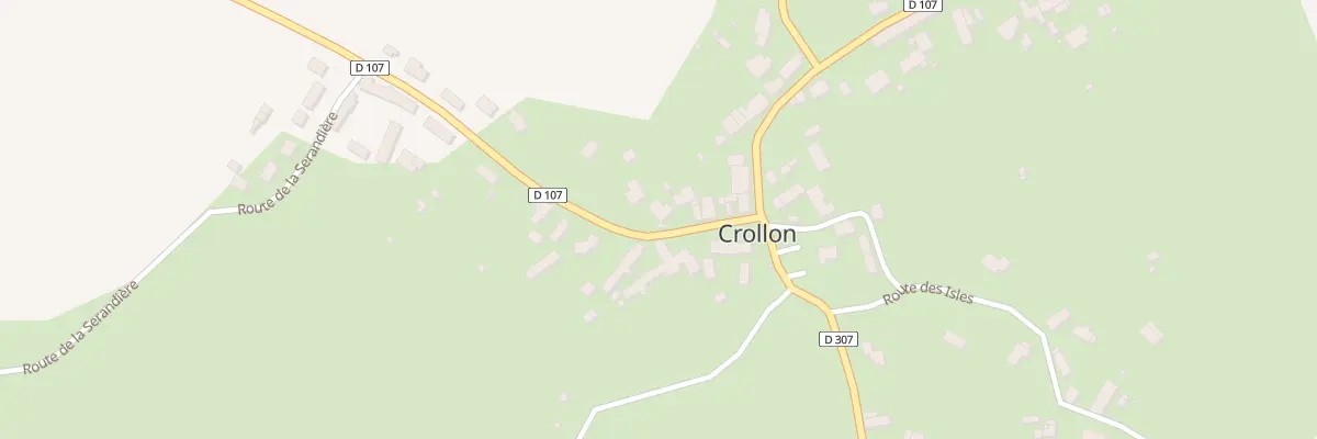 Plan du 8 Rte de Servon à Crollon