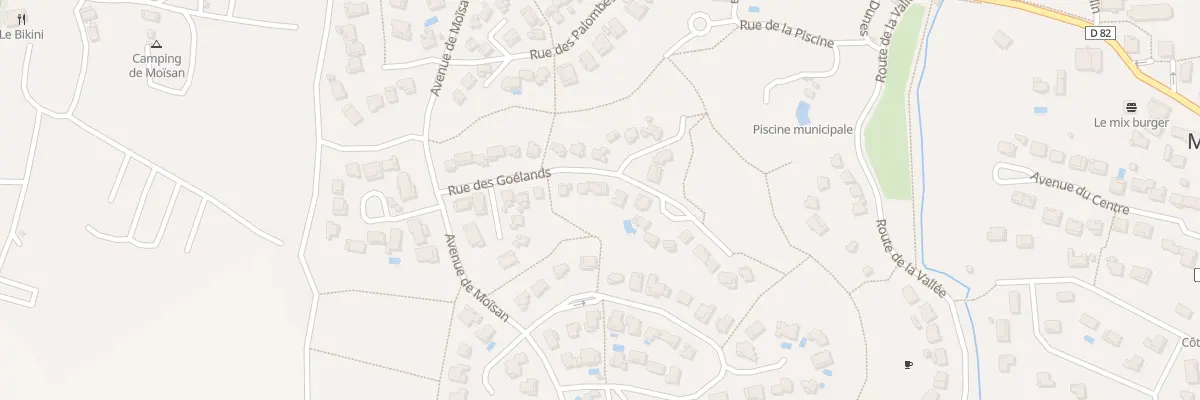 Plan du 16 Rue des Goélands à Messanges