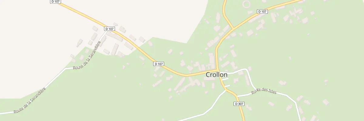 Plan du 6 Rte de Servon à Crollon