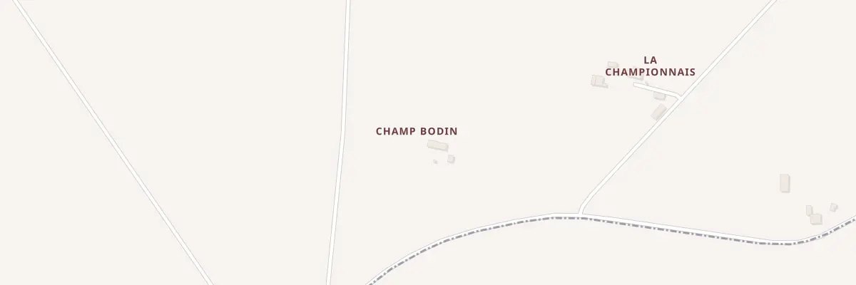 Plan du 5032 Le Champ Bodin à Essé