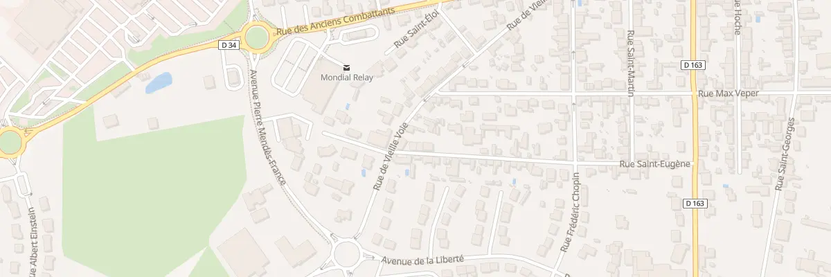 Plan du 32 Rue Saint-Eugène à Châteaubriant