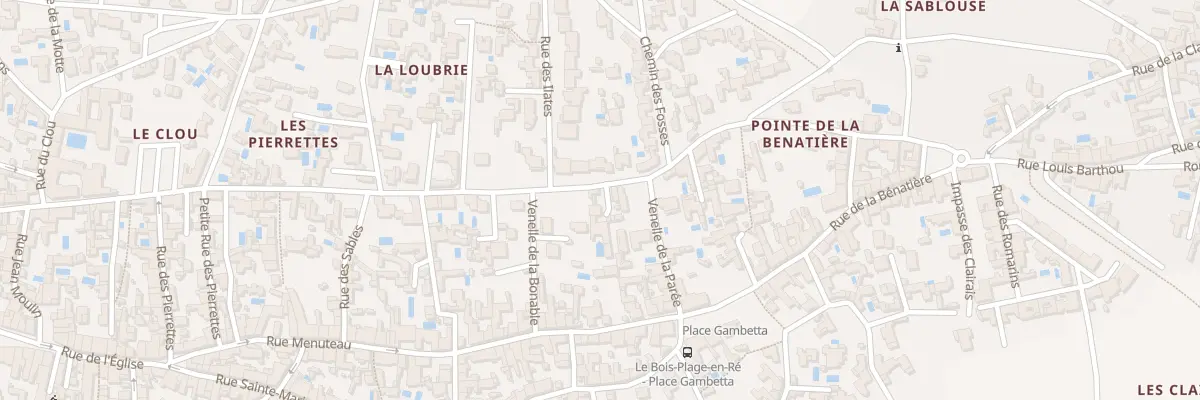 Plan du 320 Rue de la Loubrie au Bois-Plage-en-Ré