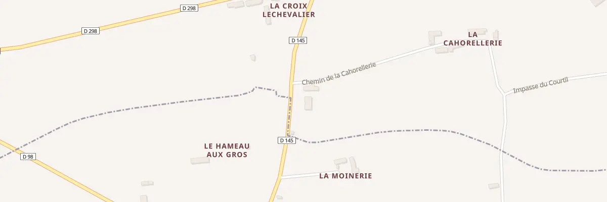 Plan du 13 La Cahorellerie à Lengronne