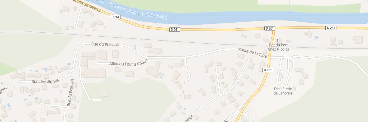 Plan du 273 Rte de la Gare à Lahonce