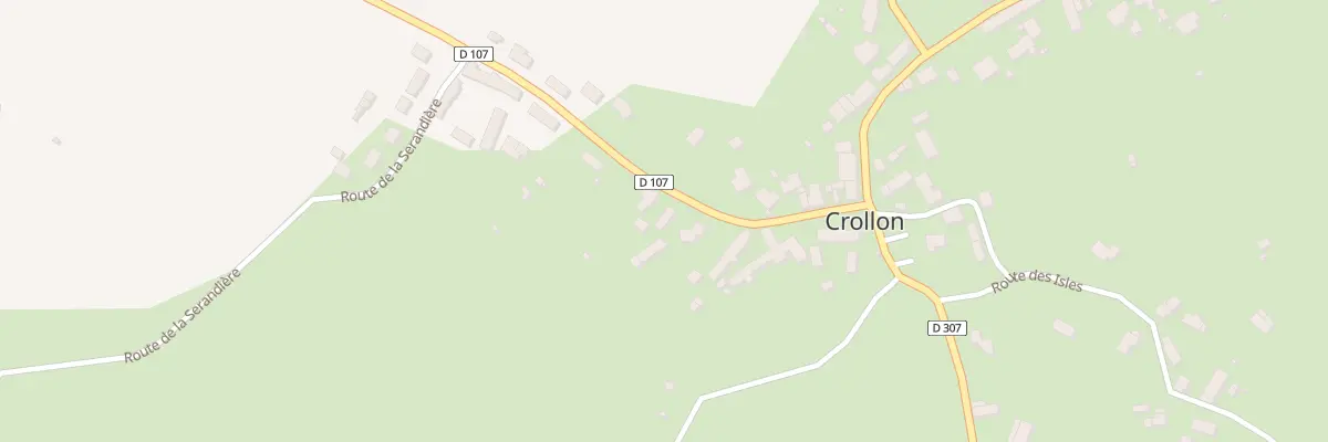 Plan du 15 Rte de Servon à Crollon