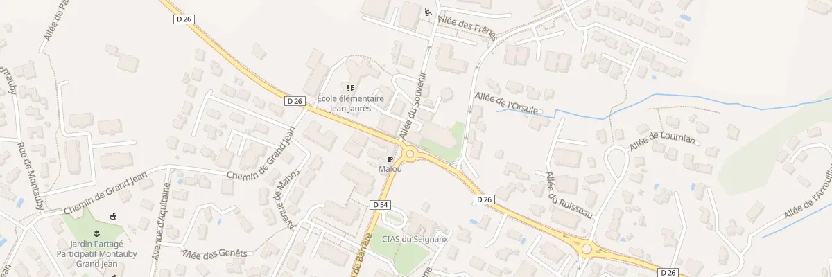 Plan du 6 Pl de la Mairie à Saint-Martin-de-Seignanx