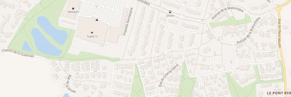 Plan du 17 Rue de la Janaie à Châteaubourg