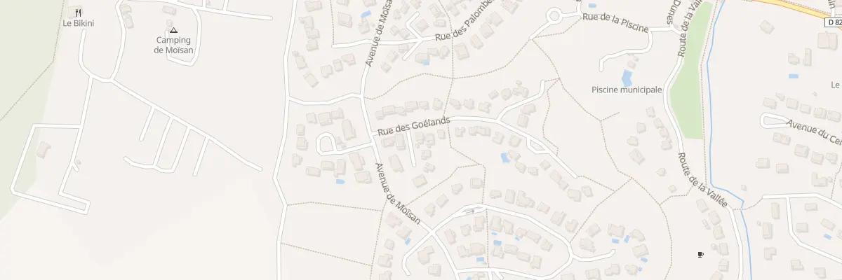 Plan du 6 Rue des Goélands à Messanges