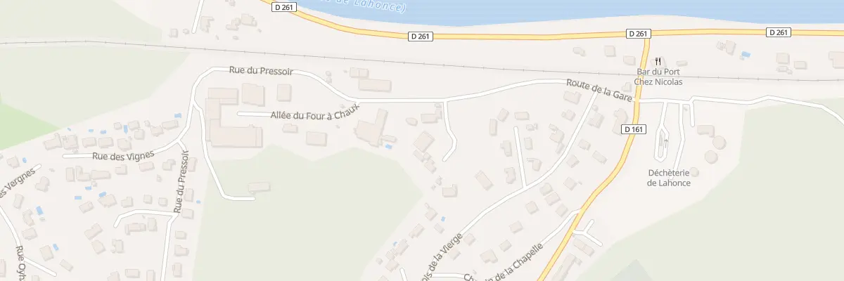 Plan du 273 Rte de la Gare à Lahonce