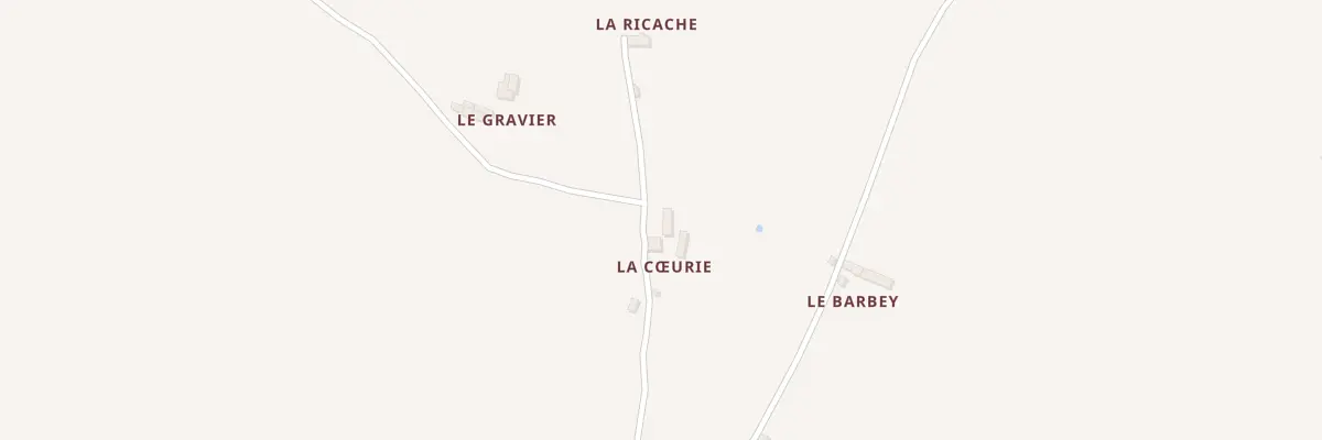 Plan du 2 Le Gravier à Courcy