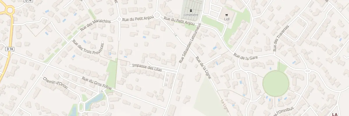 Plan du 14 Rue sébastien letourneux à Saint-Julien-de-Concelles