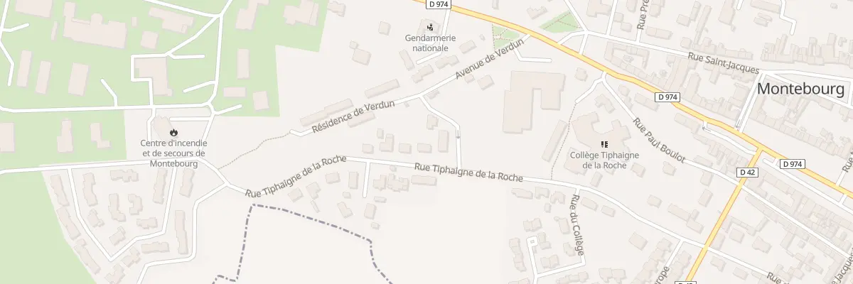 Plan du 5 Av de Verdun à Montebourg