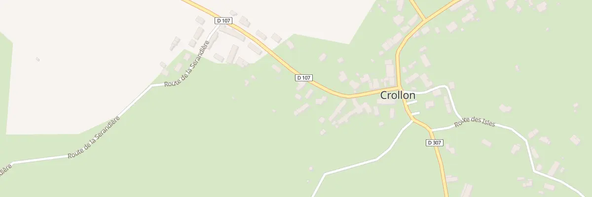 Plan du 17 Rte de Servon à Crollon
