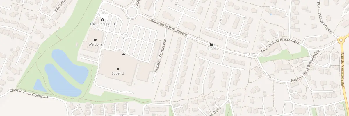 Plan du 10 Rue de la Janaie à Châteaubourg