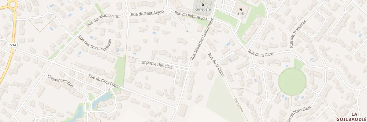 Plan du 14B Rue sébastien letourneux à Saint-Julien-de-Concelles