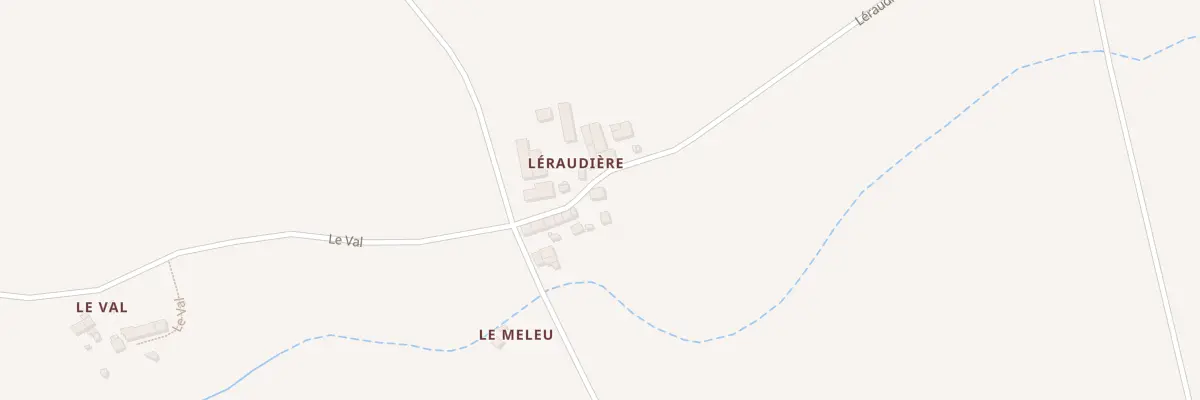 Plan du 6 Léraudière à Saint-Hilaire-des-Landes