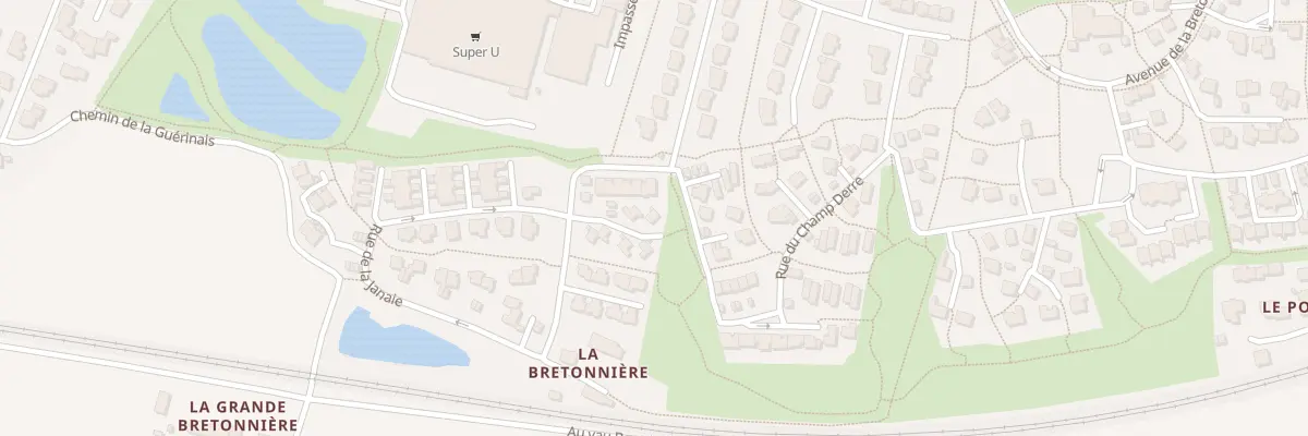 Plan du 33 Rue de la Janaie à Châteaubourg