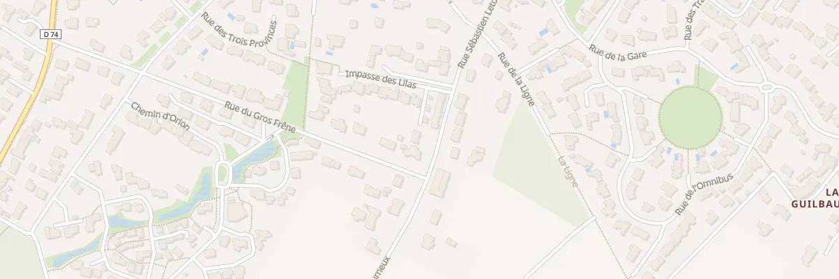Plan du 18 Rue sébastien letourneux à Saint-Julien-de-Concelles