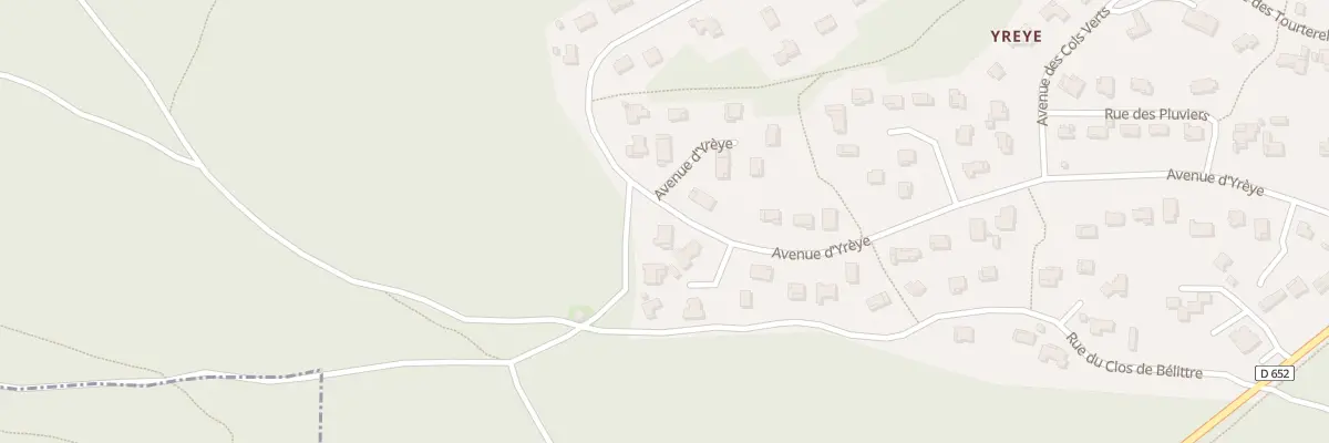Plan du 53 Av d’Yreye à Seignosse