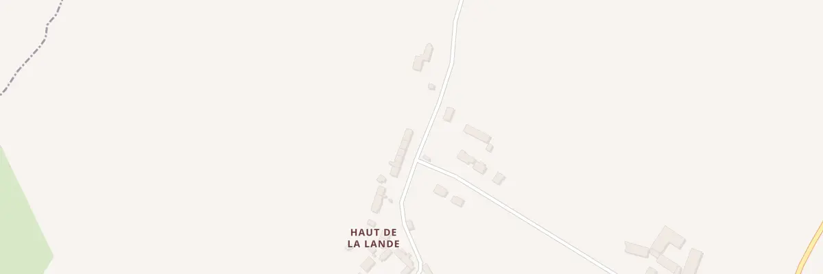 Plan du 24 La Lande à Écausseville