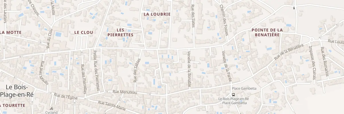 Plan du 220 Rue de la Loubrie au Bois-Plage-en-Ré