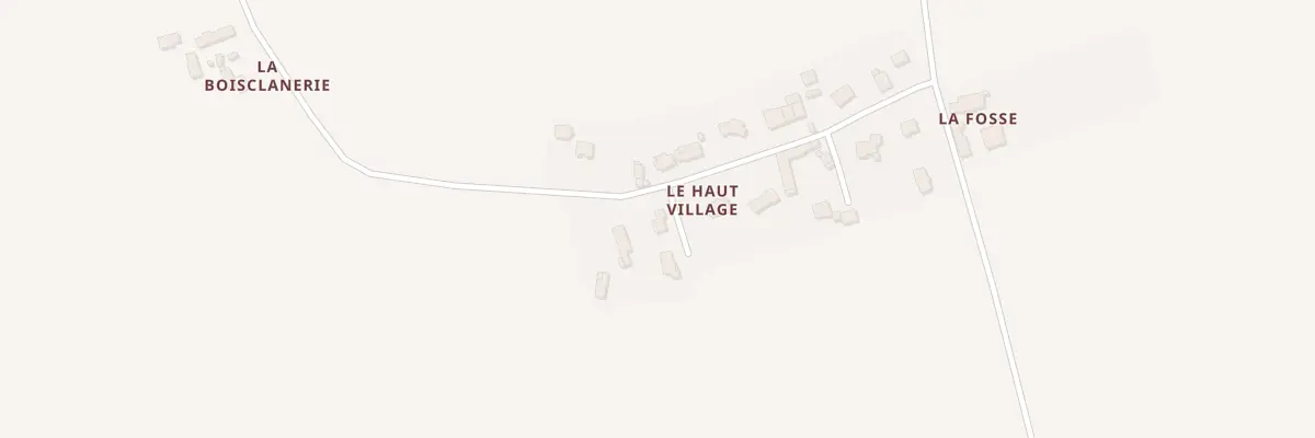 Plan du 14 Le Haut Village au Theil-de-Bretagne