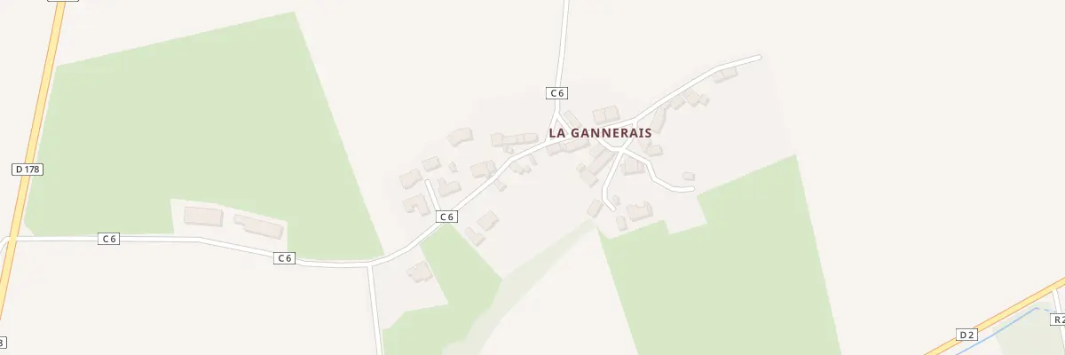 Plan du 12 La Gannerais à La Meilleraye-de-Bretagne