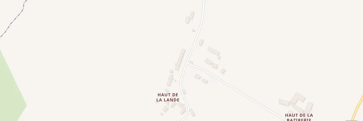 Plan du 28 La Lande à Écausseville