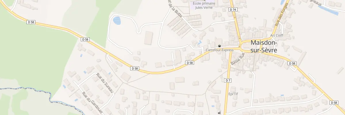 Plan du 24 Rue de la Maine à Maisdon-sur-Sèvre