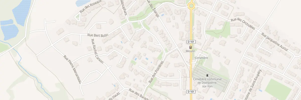 Plan du 21 Rue des poirières à Dompierre-sur-Yon