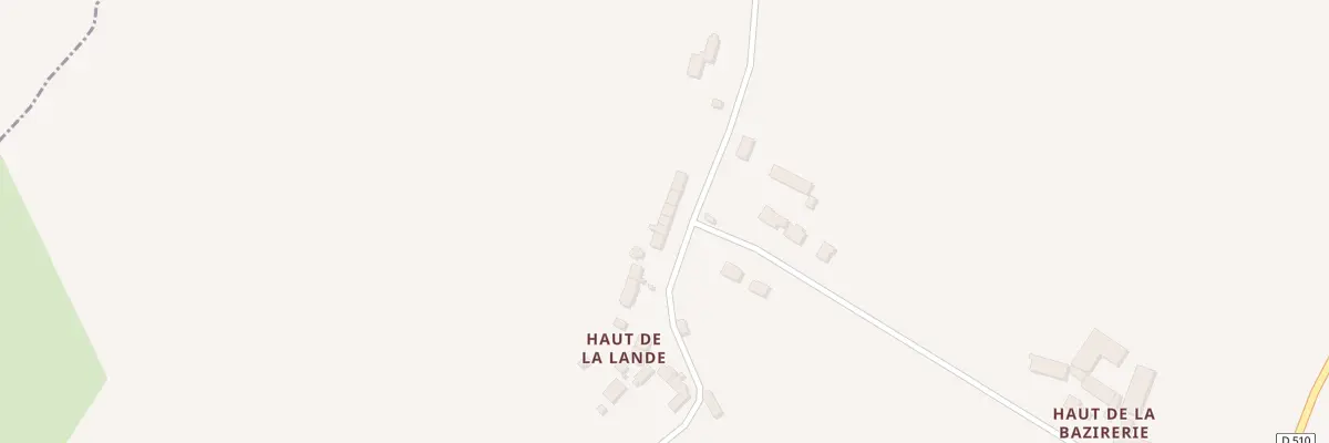 Plan du 30 La Lande à Écausseville