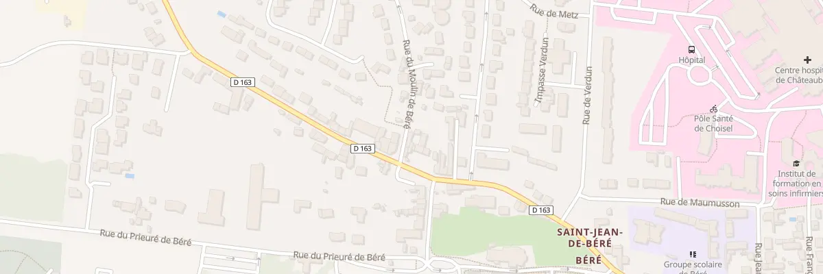 Plan du 4 Rue du Moulin de Béré à Châteaubriant