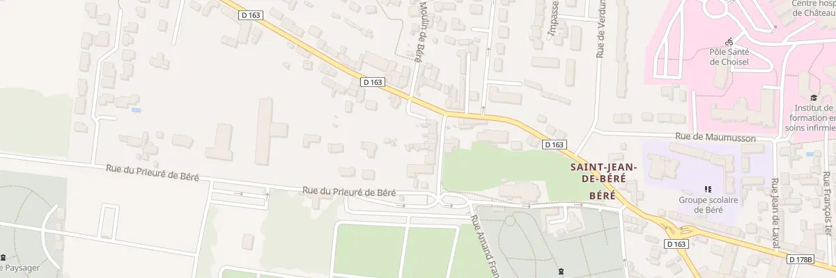 Plan du 27 Rue du Champ de Foire à Châteaubriant