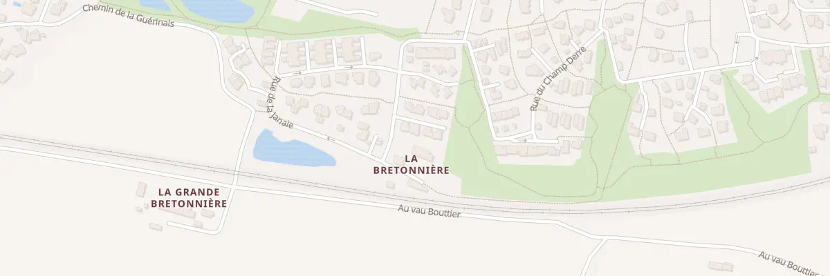 Plan du 47 Rue de la Janaie à Châteaubourg