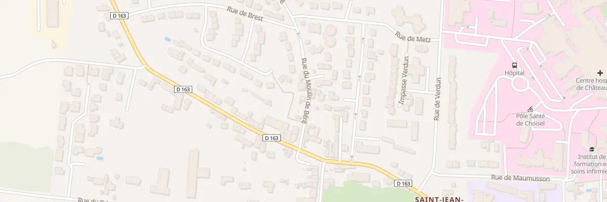 Plan du 5B Rue du Moulin de Béré à Châteaubriant