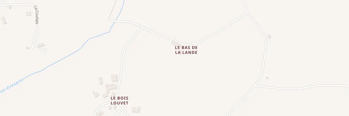 Plan du 5112 Le Bas de la Lande à Saint-Marc-le-Blanc